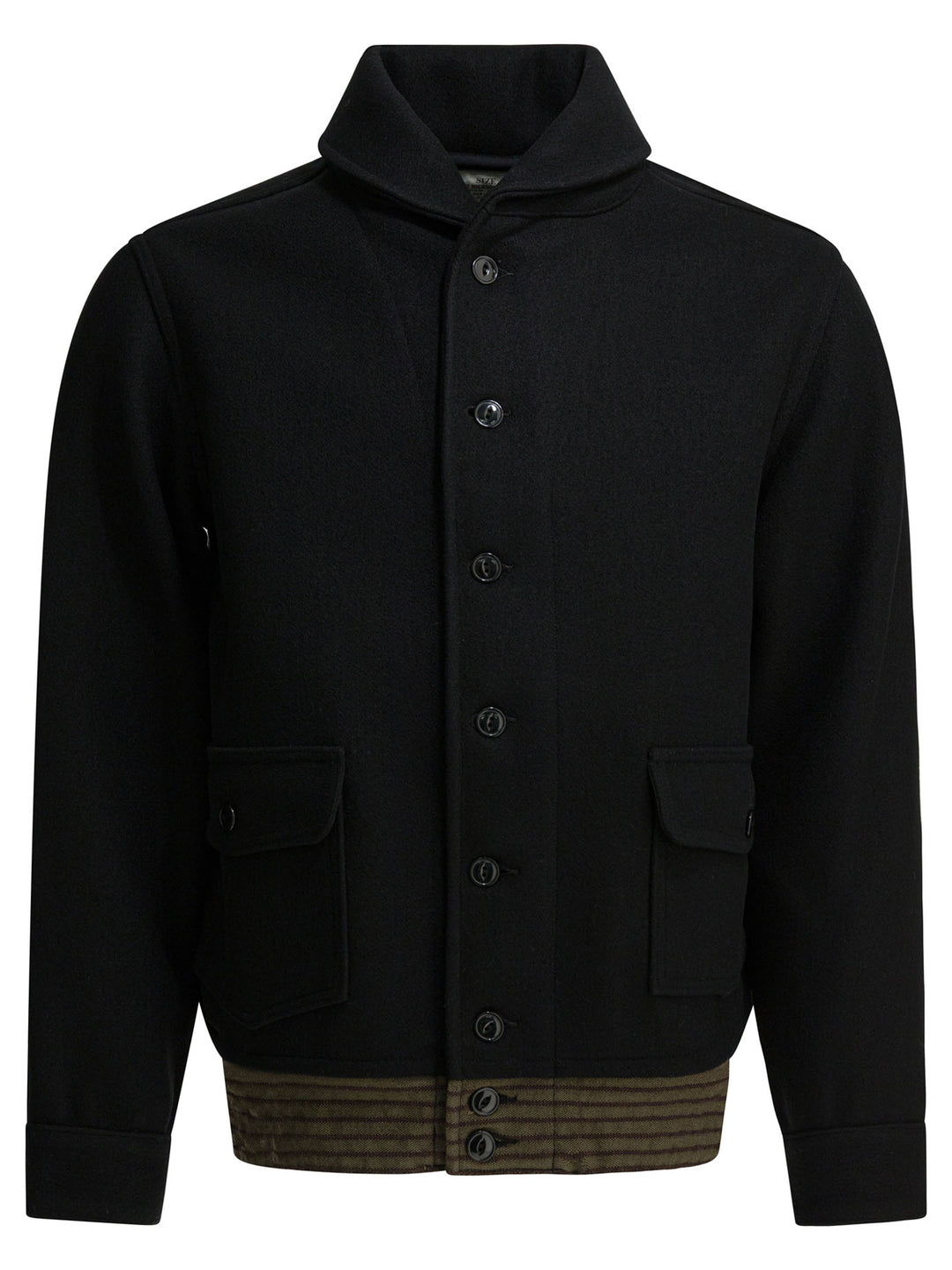 Buzz Rickson'S Wool Bomber Jacket Jackets and Coats - Nero | a8eecf9c555f55e6b3eeece414952cabd8a788da