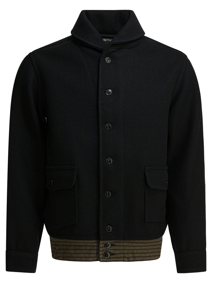 Buzz Rickson'S Wool Bomber Jacket Jackets and Coats - Nero | a8eecf9c555f55e6b3eeece414952cabd8a788da