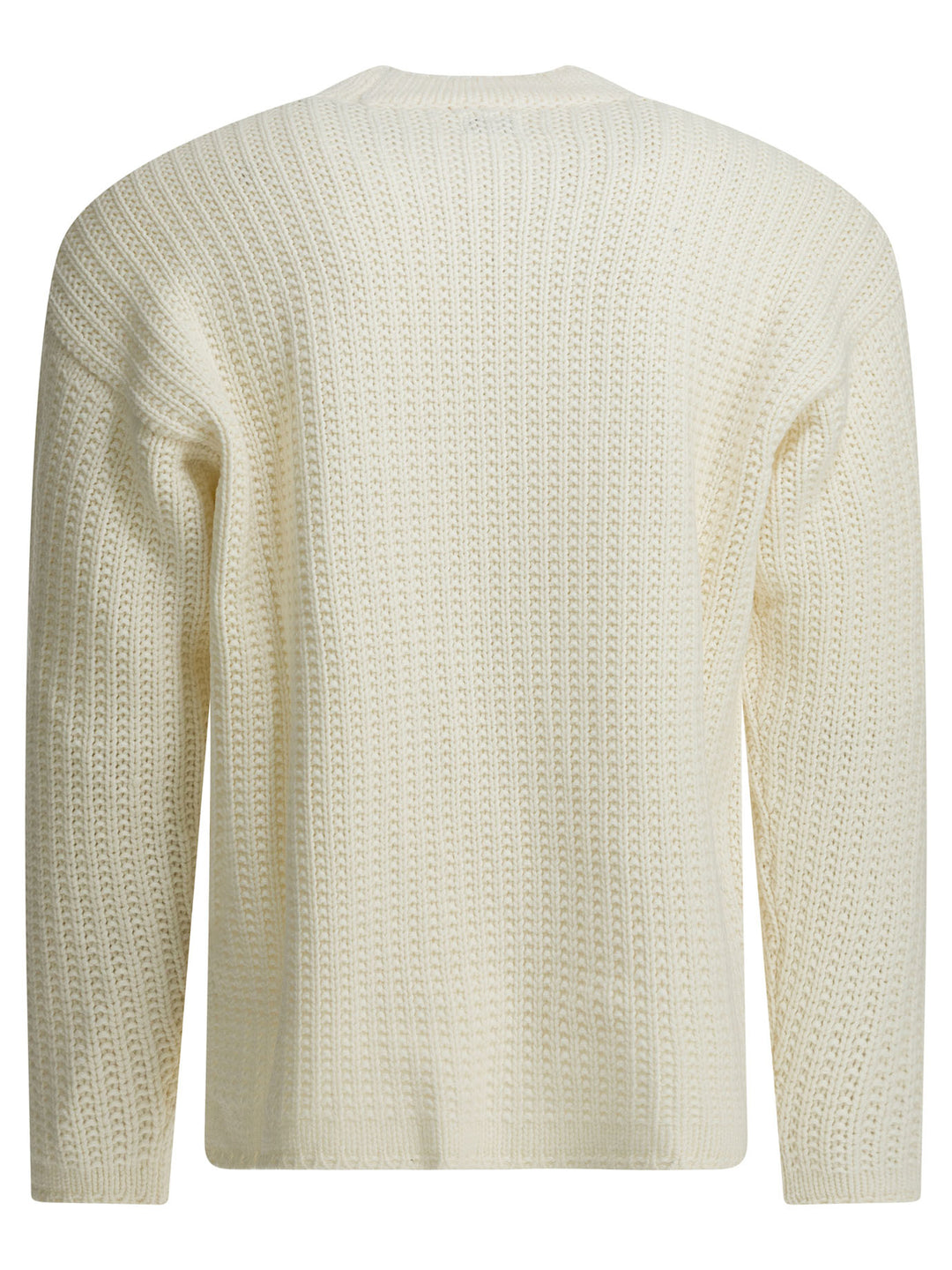 C.P. Company Wool Crew Neck Sweater Knitwear - Bianco | 939c2e9f8ad578b7b461f7815016a95ae61aa6ba