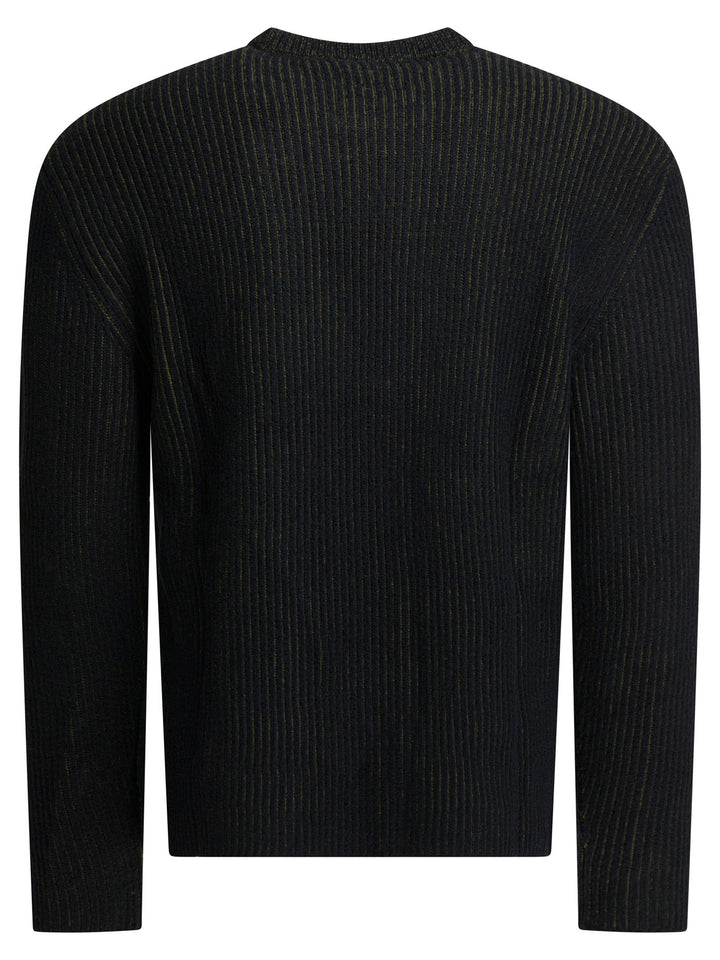 C.P. Company Crew-Neck Sweater With Logo Knitwear - Verde | dbcac3a0c9a6f61b30aeea82644b9556145f803e