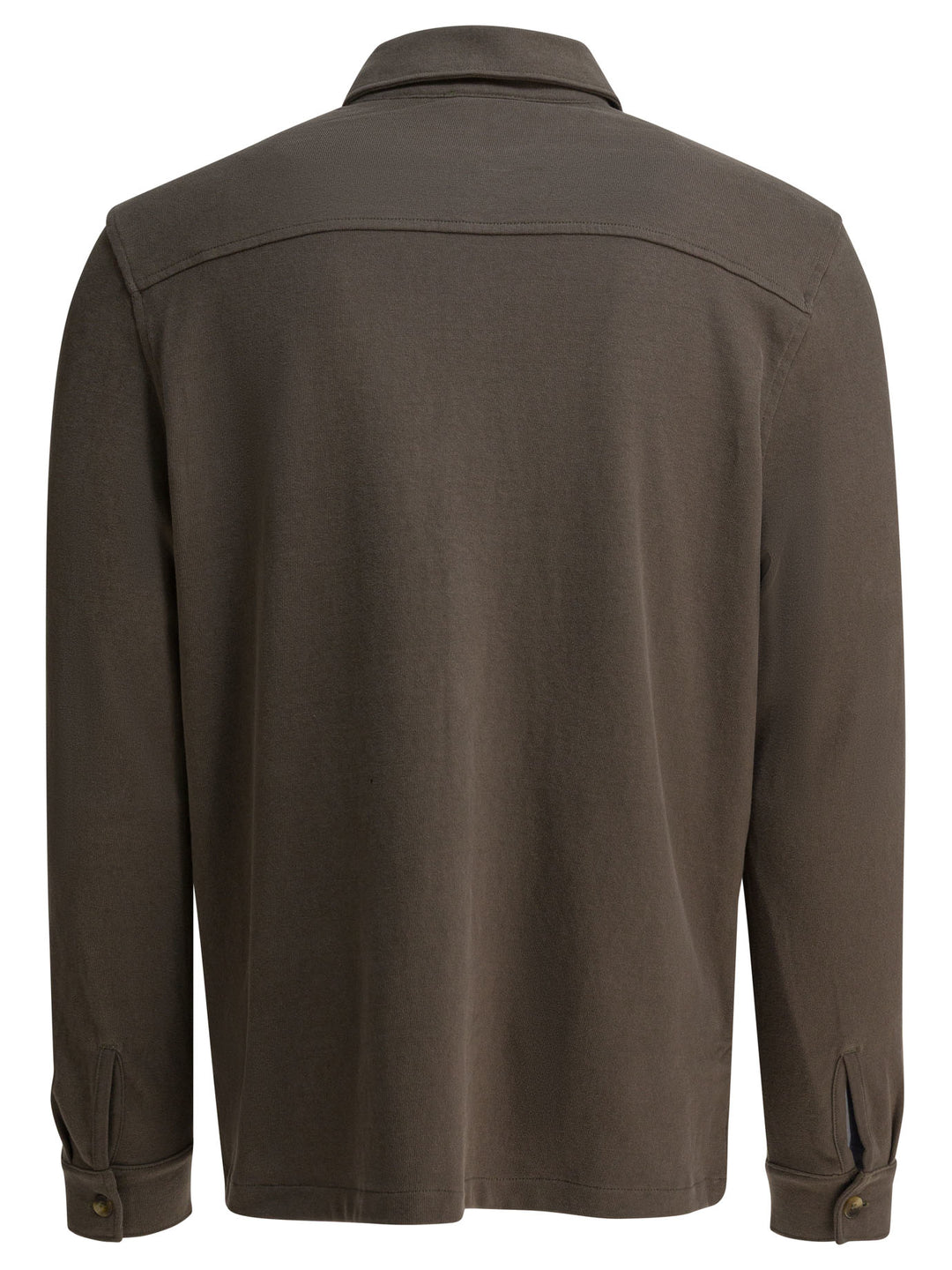 Vince Cotton Suede Overshirt Jacket Jackets and Coats - Marrone | ff90a54d3dba805645cd6592a1b0ac0b7856612c