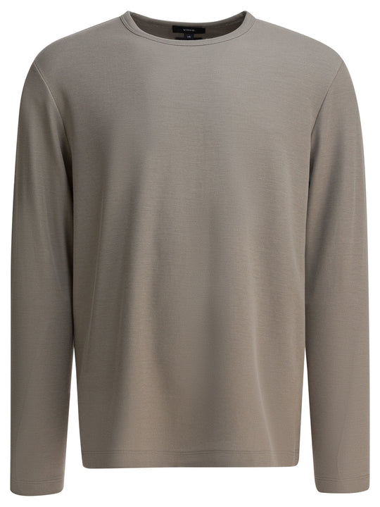 Cotton Crewneck T-Shirt T-Shirts Beige