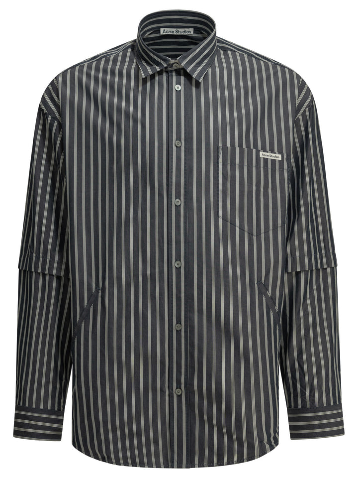 Acne Studios  Shirts - Blu | d4706ed037ba60cfd45637a51c823ff0e8bad1b1