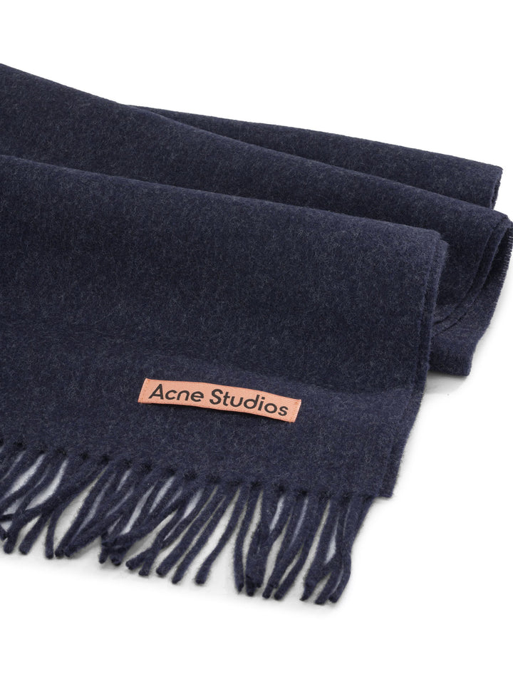 Acne Studios Écharpes Et Foulards En Soie Écharpes & Foulards Bleu