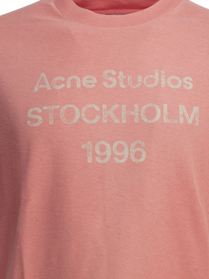 Acne Studios  T-shirts - Rosa | 51d1c589397323127bd48223d03fd9999d9ac55f