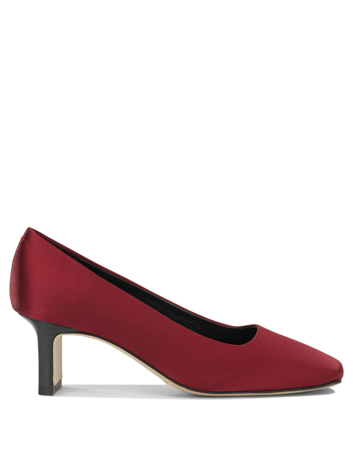 Aeyde Mahlia 50mm Heeled Shoes Rosso