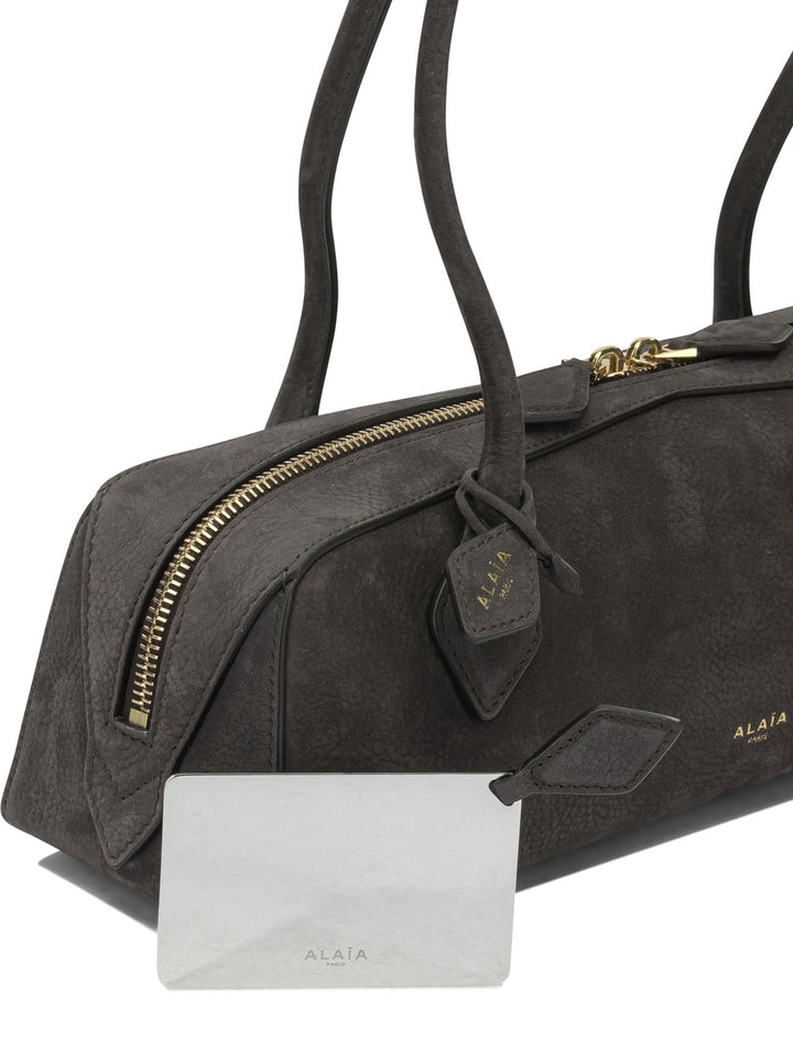 AlaïA Teckel Borse a Spalla e Tracolla - Grey | 481465ef9a44eefc61dde890263c4058280aa179