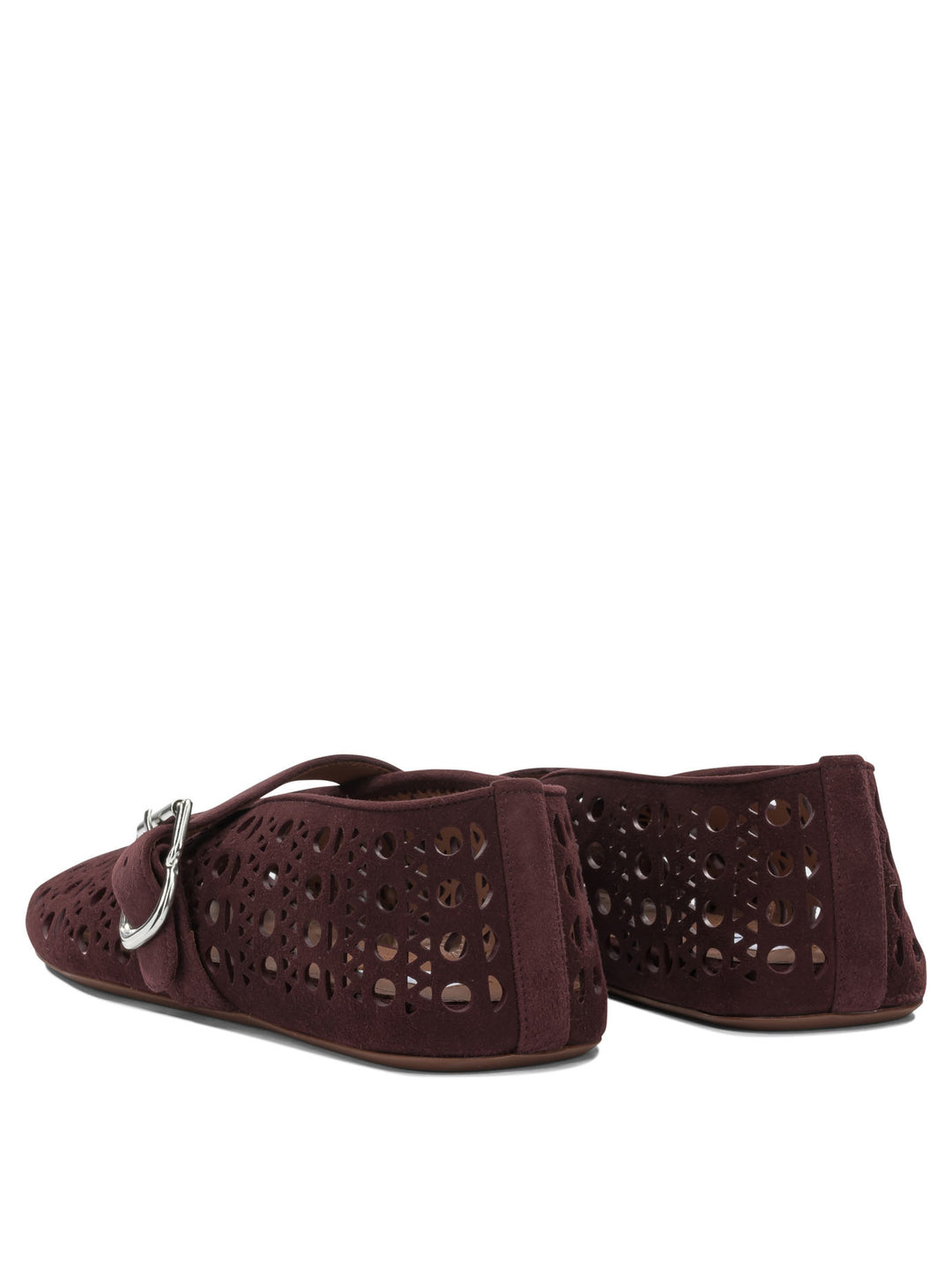 AlaïA Vienne Ballerinas - Bordeaux | 70638fc51805e1b992a78a73650da3d3ec6d40de