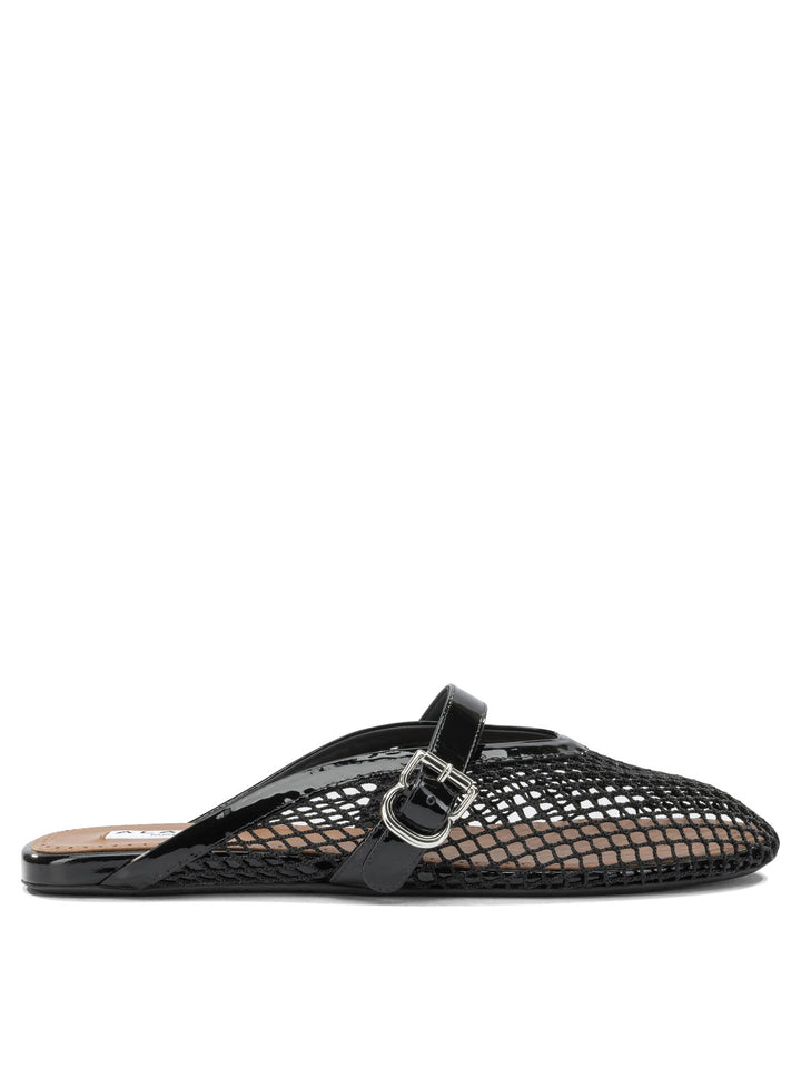AlaïA Mesh Mules Sandali - Nero | ccc727b312a460393517f8e8dbfbcbec21284b0e