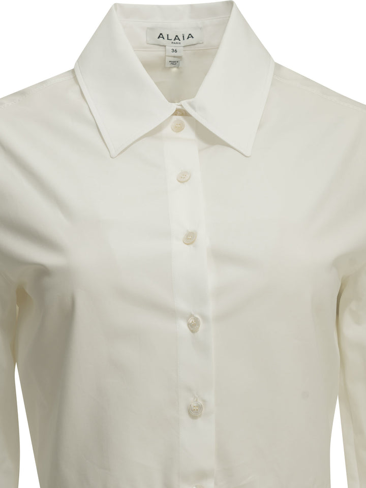 AlaïA Peplum Shirts - Bianco | dcf11541a119877f4d855ea150b8cb6e8078370f