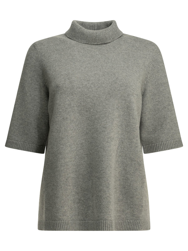 Cashmere Turtleneck Sweater Knitwear Grey