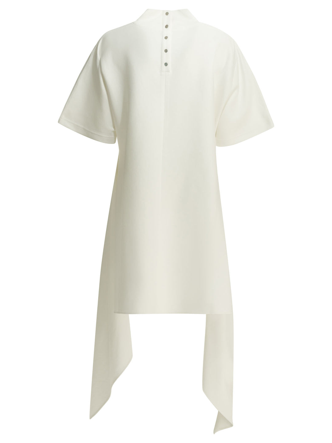 AlaïA Asymmetrical Mock Neck T-Shirt T-shirts - Bianco | 747b7793bc11da4a624001d87c2ef4588e7f7215