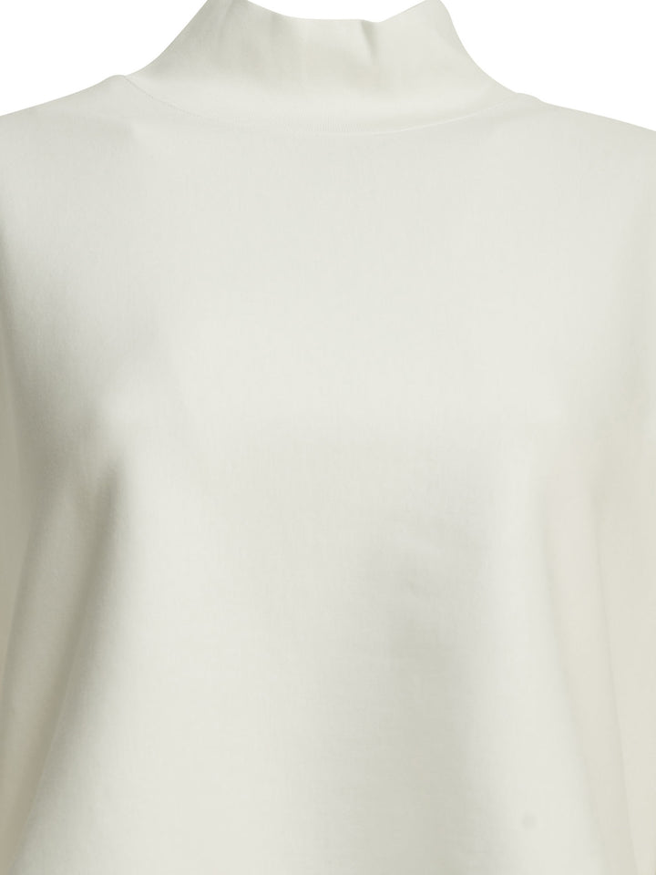 AlaïA Asymmetrical Mock Neck T-Shirt T-shirts - Bianco | 8d9a3dc2404aade156215ee37be067f5b4422ad2
