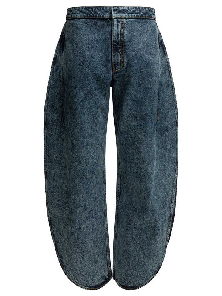 AlaïA Wide Leg Jeans - Blu | 449428add6f09f3a31d050852bc88de54c30007f