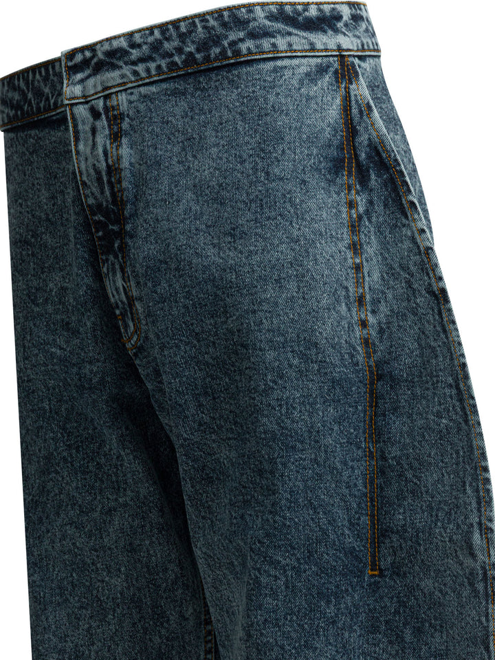 AlaïA Wide Leg Jeans - Blu | 908ad778a1cad4280d346af44e17e0065b30bac2