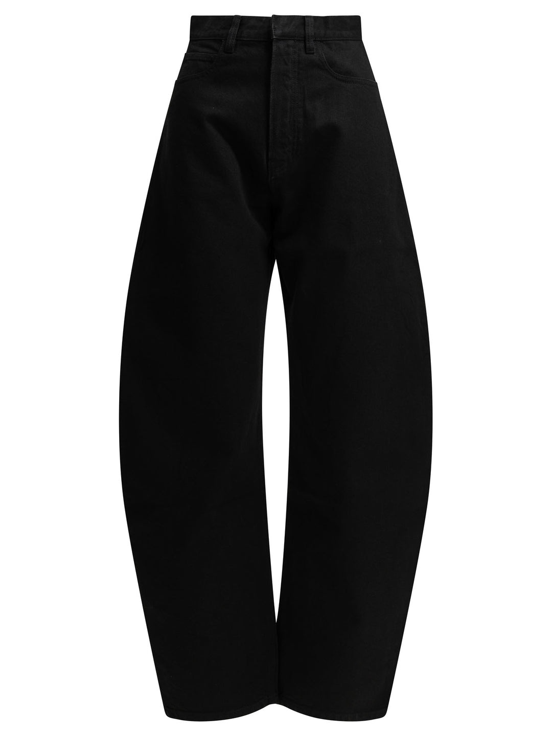 AlaïA Round Jeans - Nero | 8b414cf4c45f6b278d464b88fbd7b95daeb53a94