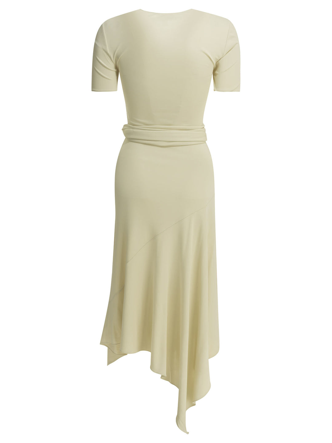 AlaïA Draped Midi Dress Abiti - Bianco | 0a32c72b5346a85601d960028b948f70f6a7f3ba