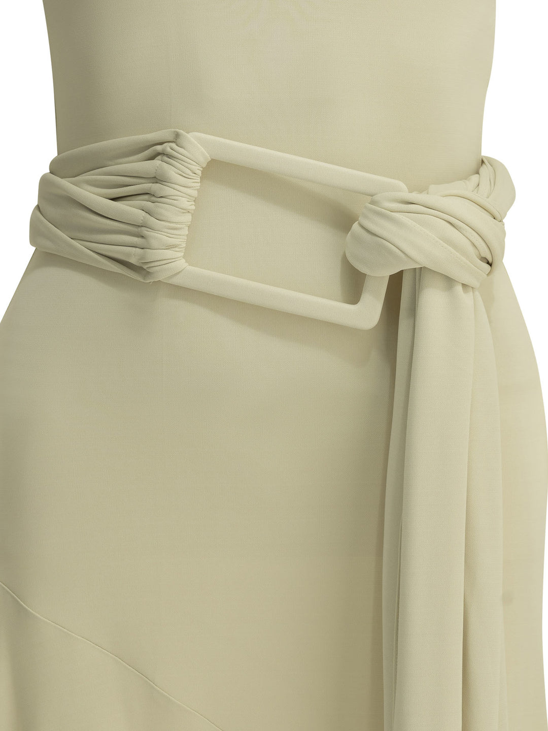 AlaïA Draped Midi Dress Abiti - Bianco | 03cba4ed5b26a9b0ac14da97f6406b94b88f2771