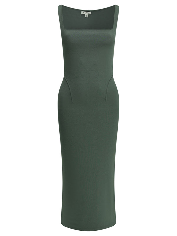 Robes Moulantes Vert