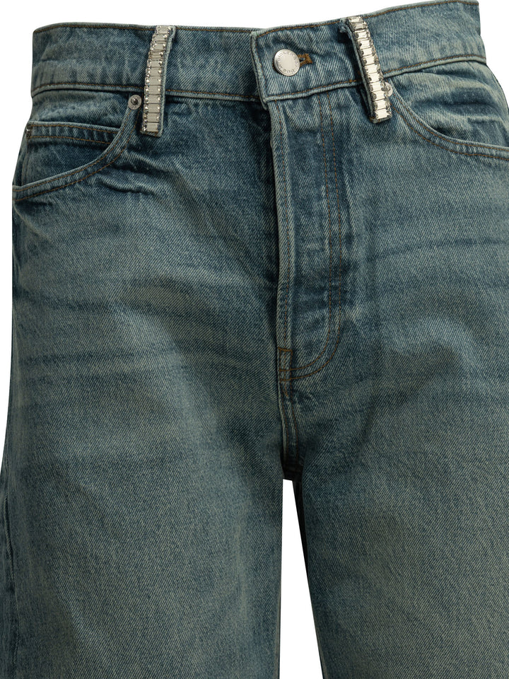 Alexander Wang Wide-Leg Jeans - Blu | 3bafe653f56022bc962b06db185f710c1ecf6617
