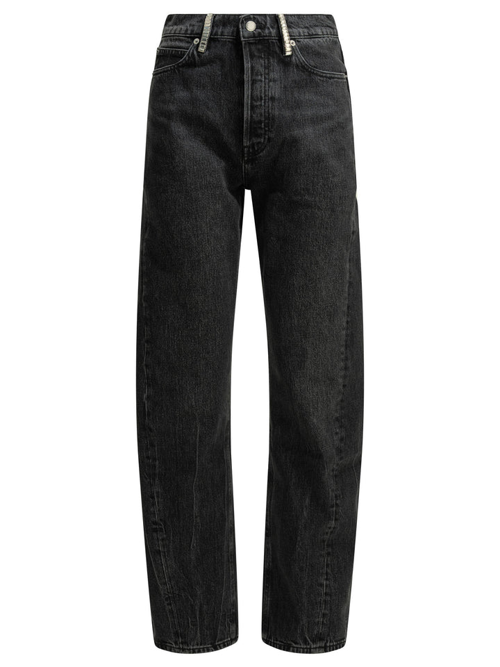 Alexander Wang Wide-Leg Jeans - Nero | 6e7e1d381fe46b7d11fbd1976758c90a0ec79ad5