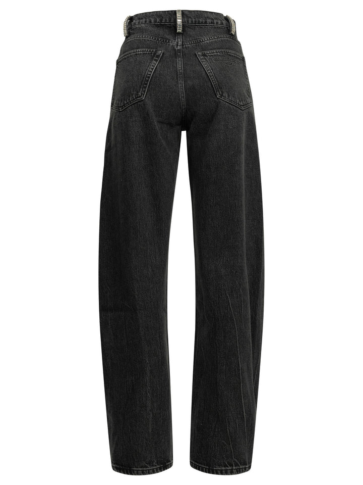 Alexander Wang Wide-Leg Jeans - Nero | b0a1702008cb22e3ed9b910837d7cc5b3d19ea64