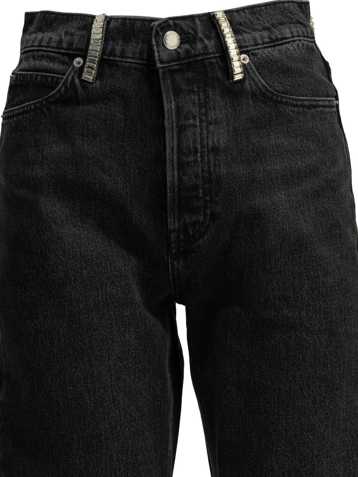 Alexander Wang Wide-Leg Jeans - Nero | 7845715aad8b337a8d343963b4bc86c9b05bd809