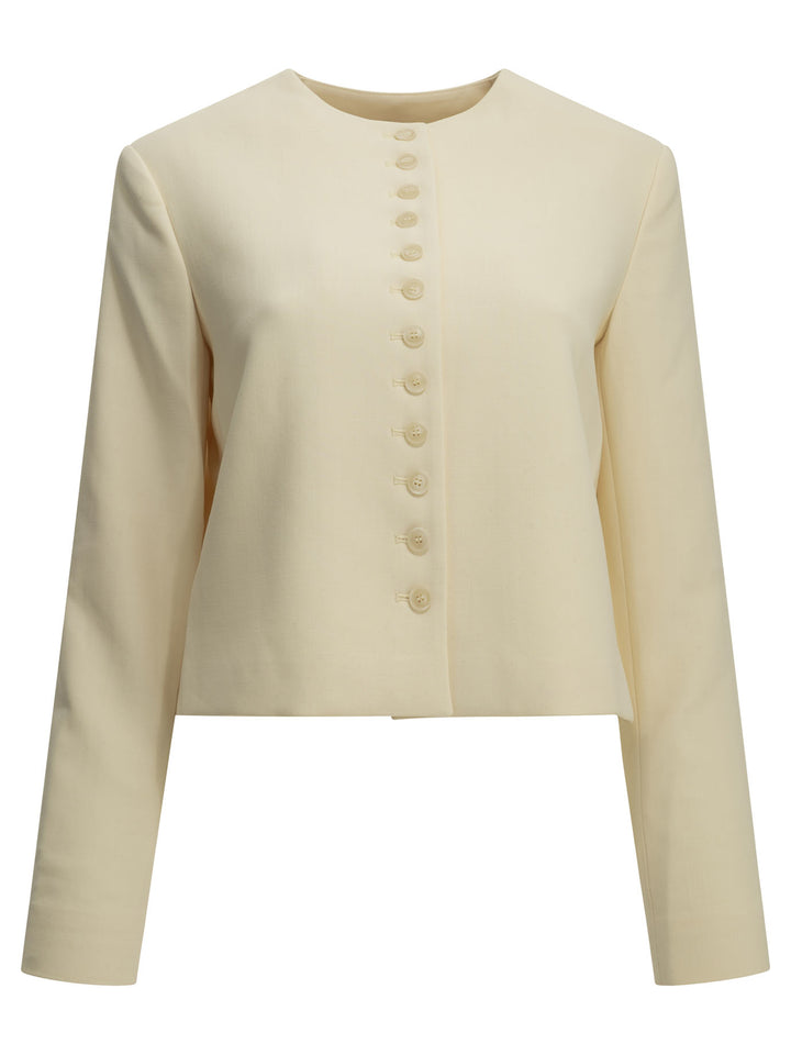 Almada Label Funda Jackets and Coats - Bianco | 45ec921b5e1936bd8608897c3e75787c32327d30