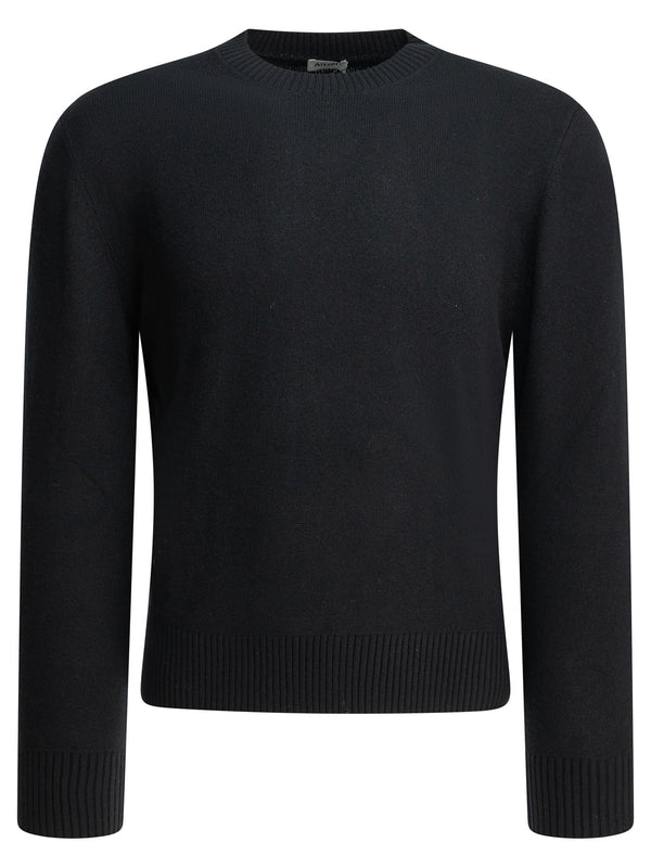 Cashmere Crew-Neck Sweater Knitwear Blu