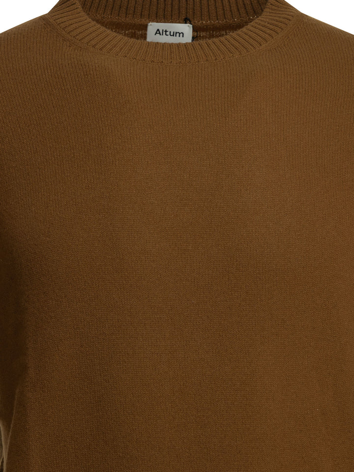 Altum Cashmere Crew-Neck Sweater Knitwear - Marrone | 2fa239b91d6b3886a159a248cefcae4723057d23