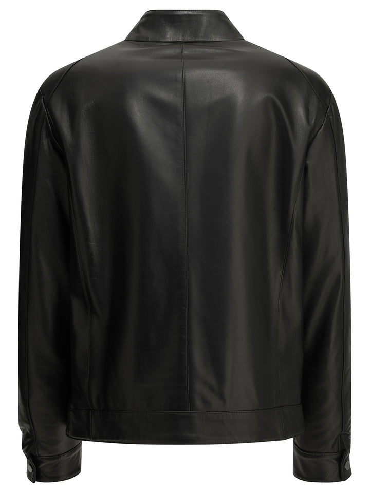 Altum Padded Leather Jacket Jackets and Coats - Nero | 8497f2c8e830cfbedde1227e6bd2443e78e0c19b
