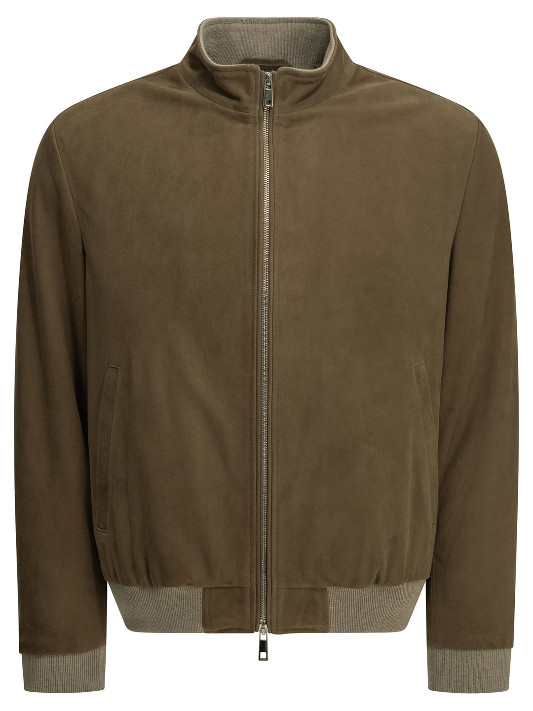 Altum Padded Suede Bomber Jacket Jackets and Coats - Beige | 36cdeb52dcba57e9e1cce8340bbde7255ea3163a
