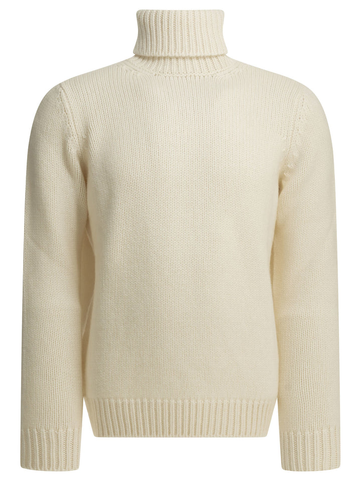 Altum Cashmere Turtleneck Sweater Knitwear - Bianco | b61dbb31555089df3ba1aad460637e3c4f497cdc