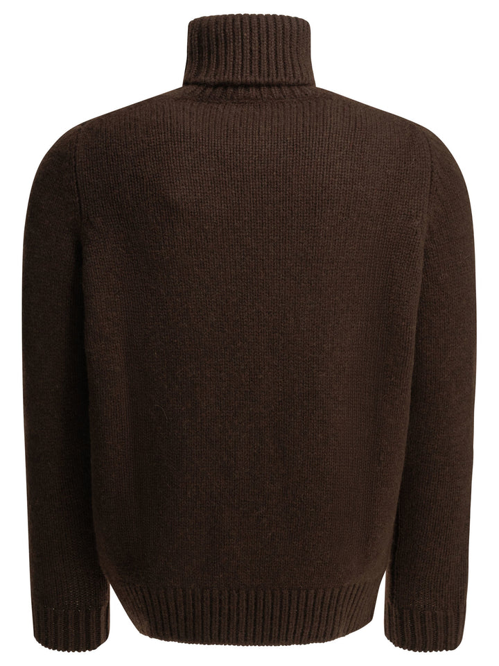 Altum Cashmere Turtleneck Sweater Knitwear - Marrone | 1a2207c98ffb66100327091027b868d3f9601396