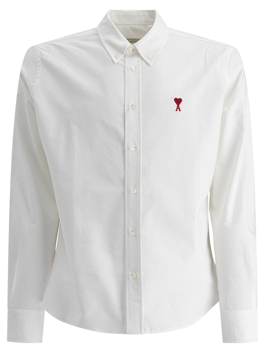 Ami Paris Ami De Coeur Shirts - Bianco | 571912b3984f149f9f41441da21a76438655a155
