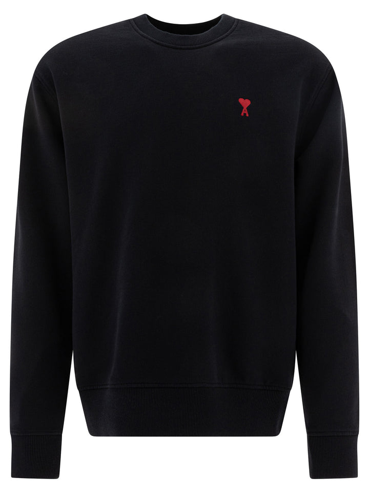 Ami Paris Ami De Coeur Sweatshirts - Nero | 62e1201efd6353347f8169d3a11be82cbd9b91a4