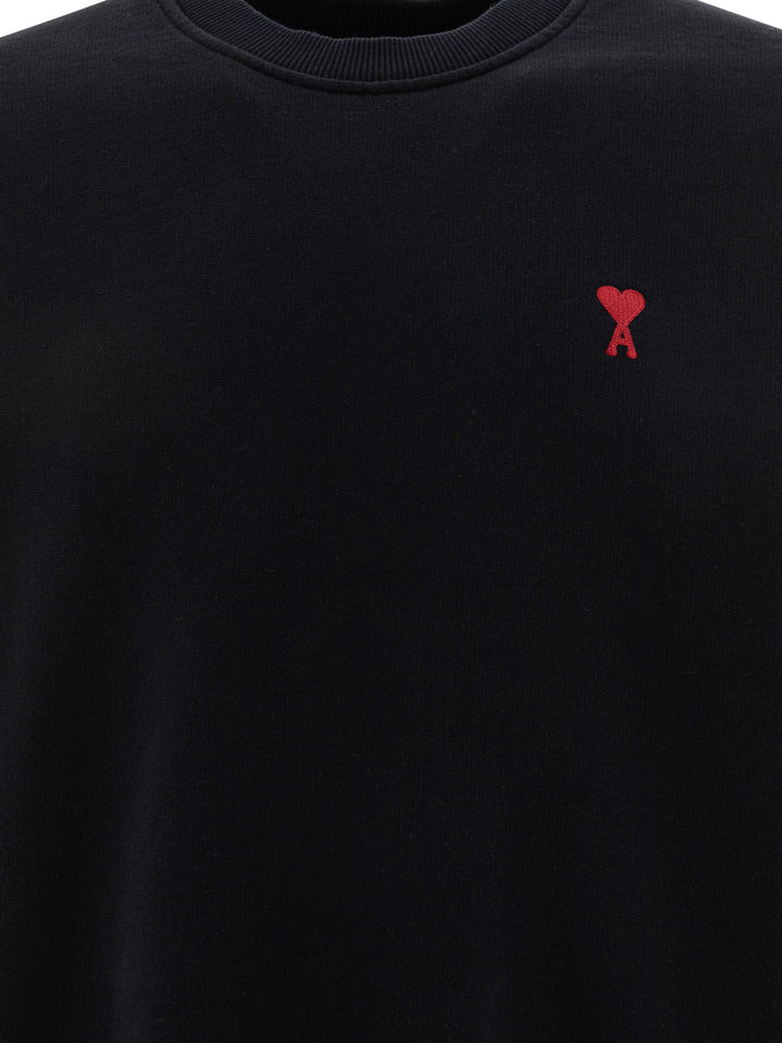 Ami Paris Ami De Coeur Sweatshirts - Nero | b9f4d923fe713e1bb7fe61f0bde4c81accc92aac