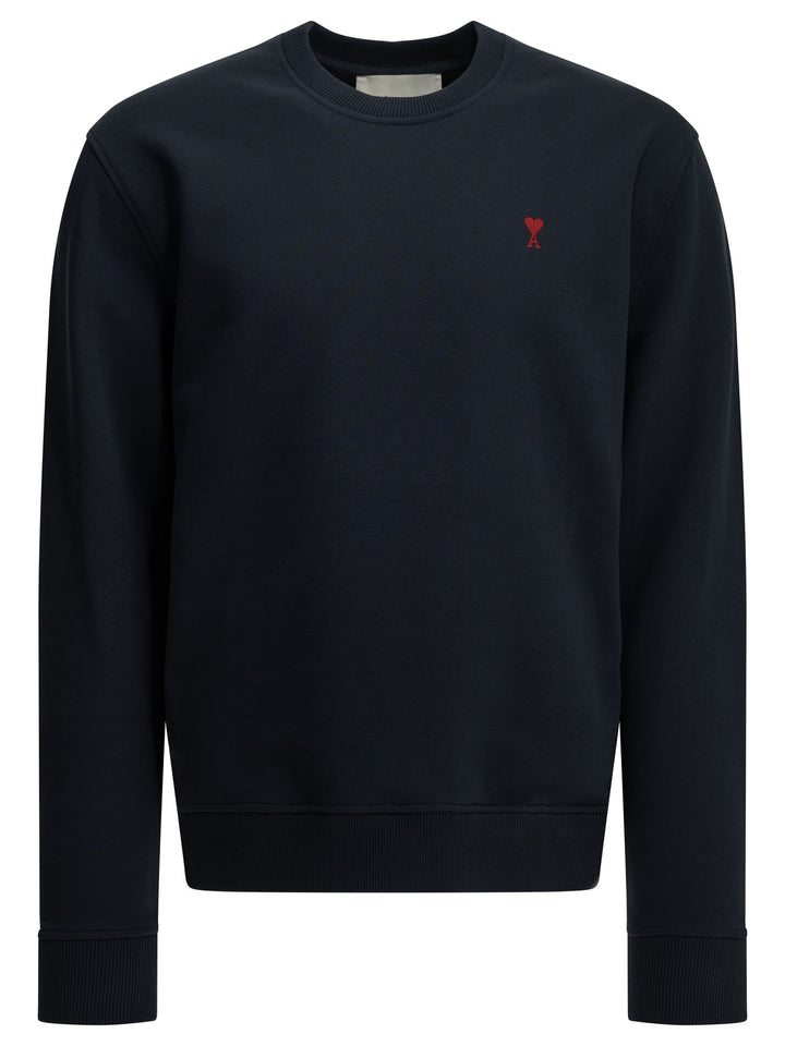 Ami Paris Ami De Coeur Sweatshirts - Blu | a905027b9960636e6169d45119df80dc19cebd07