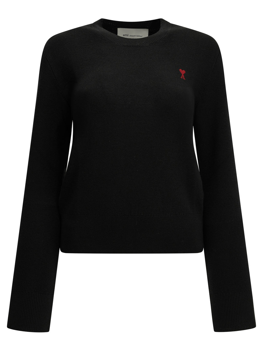 Ami Paris Ami De Coeur Knitwear - Nero | 745fadadcb40943e5113fb9df8505dde0ef6450a