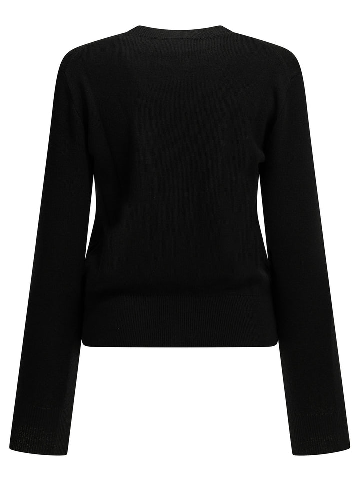 Ami Paris Ami De Coeur Knitwear - Nero | 9f36c191f00a1ad0c014a950848ea1b148a2246e