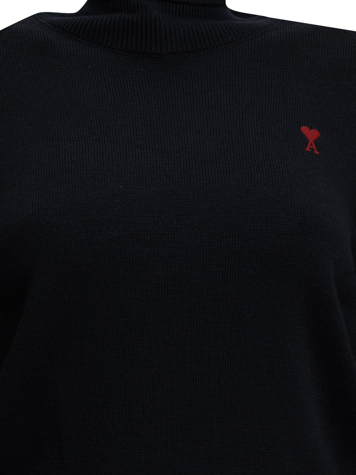Ami Paris Ami De Coeur Knitwear - Blu | f6935569667eb6cf48fb43fbd13ae7fac05cedf6