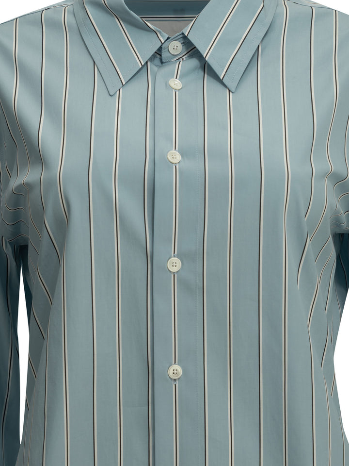 Ami Paris Casual Shirt With Logo Shirts - Light blue | 1e37db50fe216e7a0e0610a4093c1d8c0e7a432b