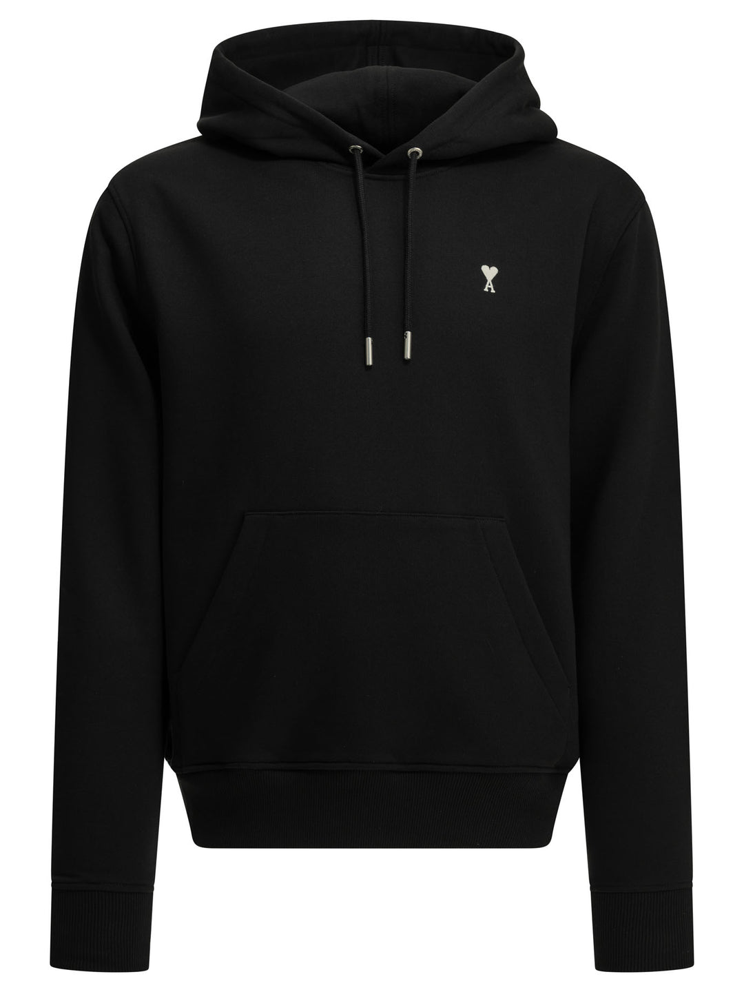 Ami Paris Hoodie With Logo Sweatshirts - Nero | 7b3e3c022f3f16d34fb37f354b670b17fa7da80e