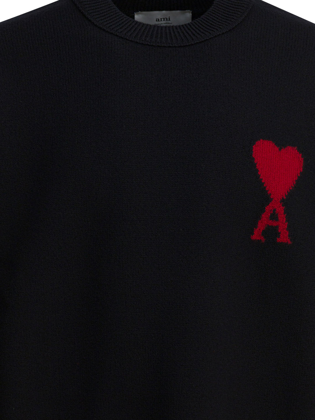 Ami Paris Ami De Coeur Knitwear - Nero | 1e83737d8bdc58effafdbc9383d534a5dc9d89e0