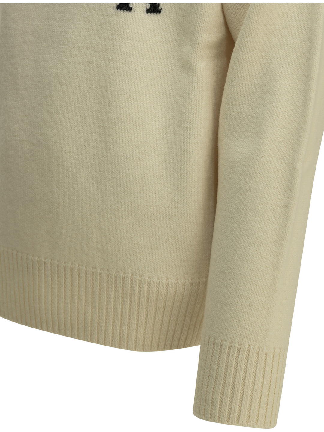Ami Paris Ami De Coeur Knitwear - Bianco | 829cd43dc5a65f12282a5408411308c9700d1557