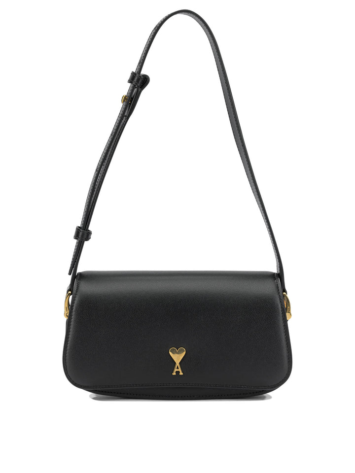 Ami Paris Paris Paris Borse a Spalla e Tracolla - Nero | 2d251a1b18f3eb240cf825583847003e06a88a00