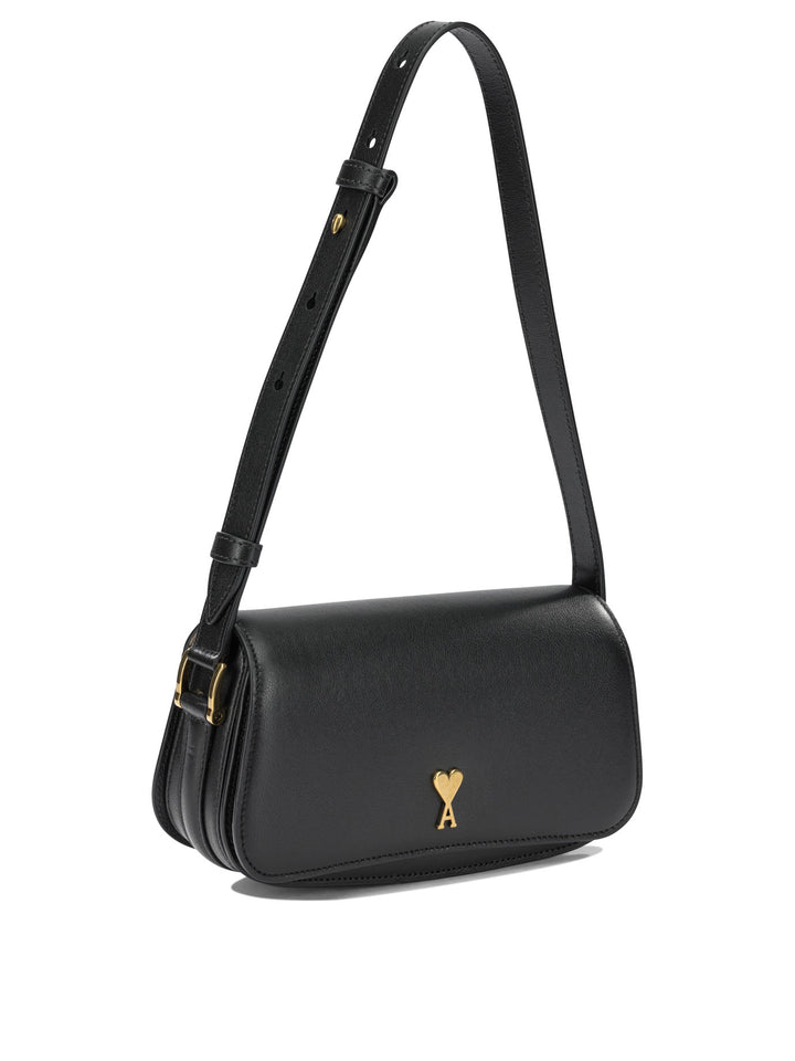 Ami Paris Paris Paris Borse a Spalla e Tracolla - Nero | e97bf27f86767ecb478e85c31f828486bbdb3d2c