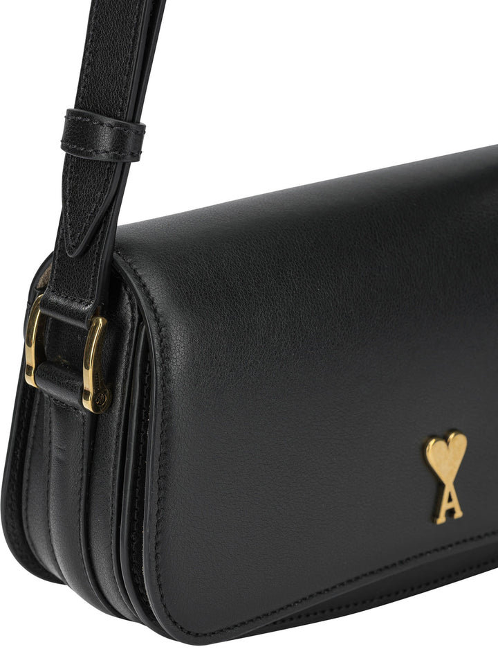 Ami Paris Paris Paris Borse a Spalla e Tracolla - Nero | f93d42bbfa303a9745f7a6216c93fc38e64680f3