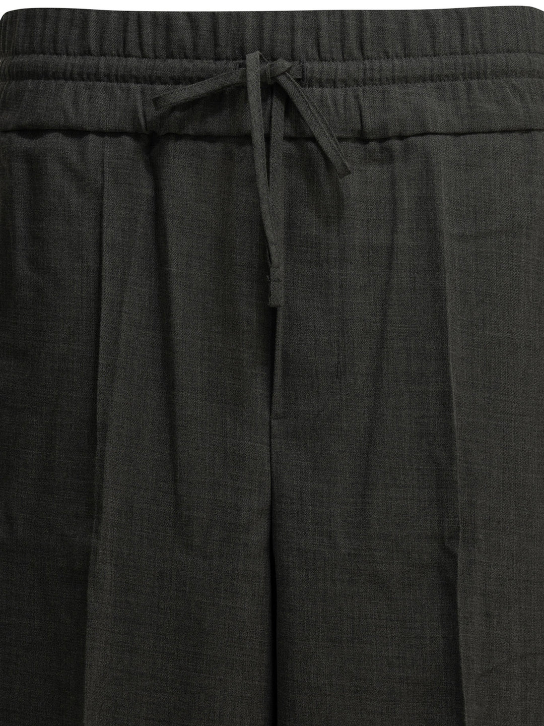 Ami Paris Casual Wool Pants Trousers - Grey | de53131f056aca5996ad0c722d67d53cd3a4795c