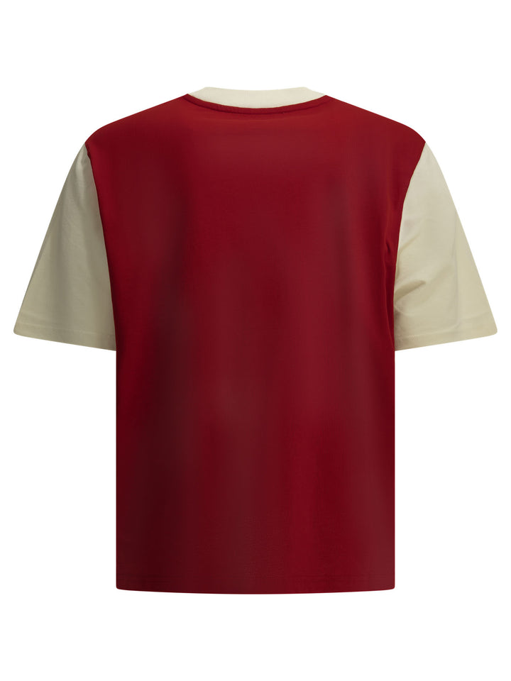 Ami Paris Crewneck T-Shirt With Logo T-shirts - Rosso | 7ff03f6e5a55b3b0b3754ab04675071be1ebf4b3